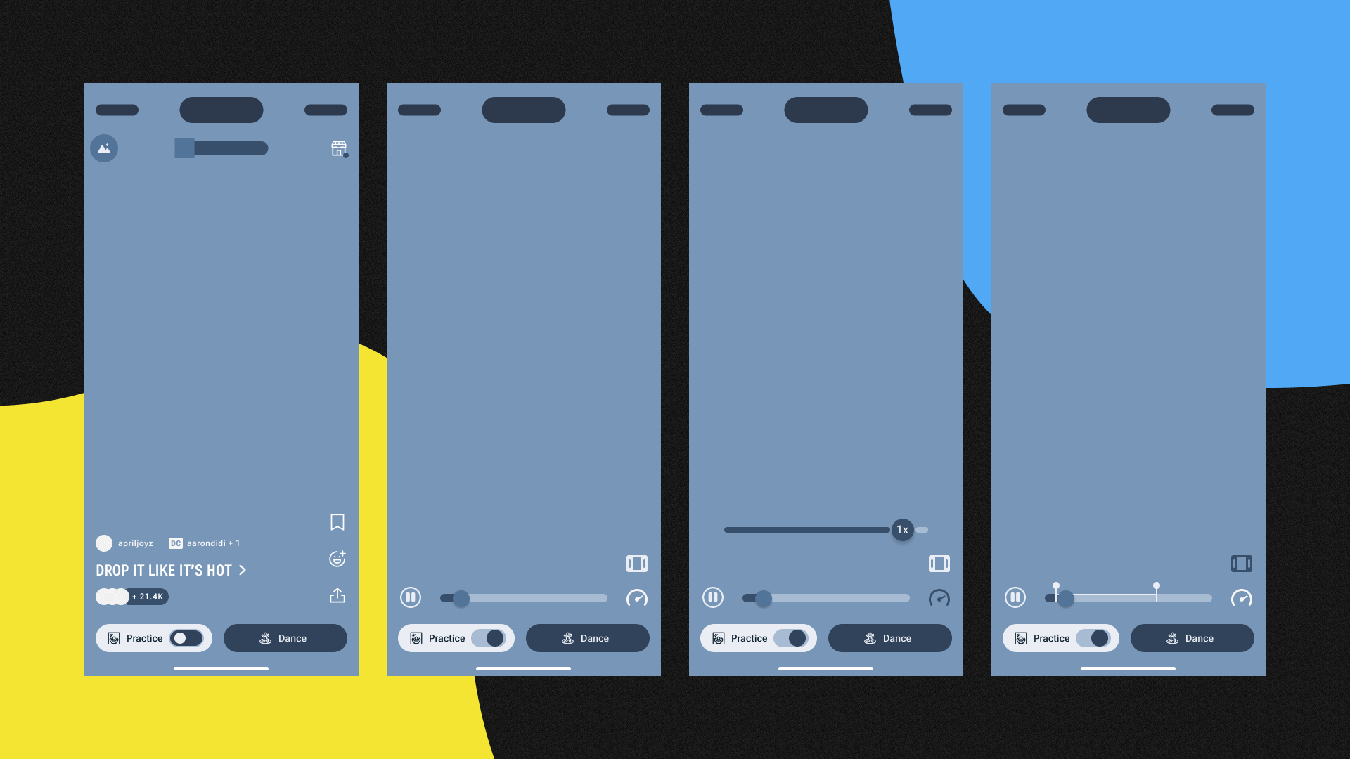 Early wireframes
